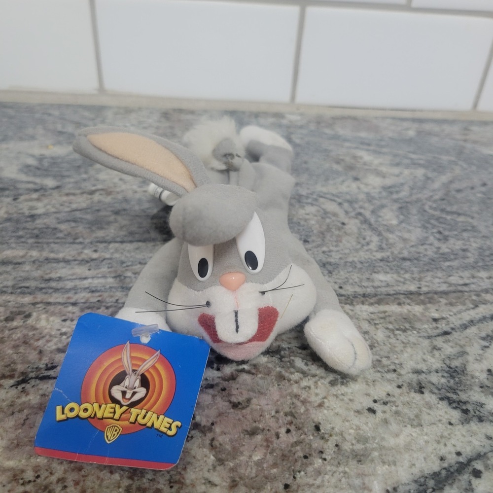 1997 Bugs Bunny Beanie Plush - Has Tags - 8 Inch